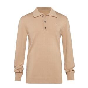 Ser.O.Ya Men's NEW Size XL Beige Long Sleeve Collared Tico Polo Shirt NWT